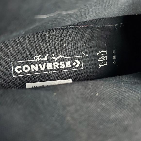 Converse Chuck 70 De Luxe Mens Size 11 Heeled Shoes Leather Black A06145C - Picture 11 of 11